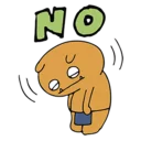 ☹️-Uglydolls LINE, Telegram Sticker