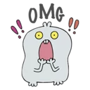 😳-Uglydolls LINE, Telegram Sticker