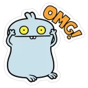 😳-ugly dolls viber, Telegram Sticker