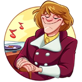 🎵-Ultra Violence, Telegram Sticker