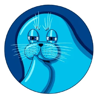🤔-Underwater world by @tanya_durs, Telegram Sticker