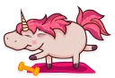 💪-Stella the Unicorn, Telegram Sticker