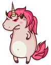 😡-Stella the Unicorn, Telegram Sticker