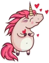 😘-Stella the Unicorn, Telegram Sticker