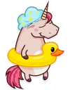 🛀-Stella the Unicorn, Telegram Sticker