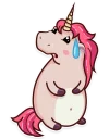 😓-Stella the Unicorn, Telegram Sticker
