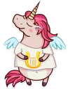 😇-Stella the Unicorn, Telegram Sticker