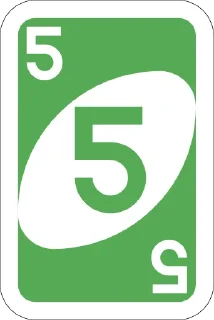 5️⃣-UNO Cards, Telegram Sticker
