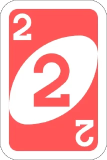 2️⃣-UNO Cards, Telegram Sticker