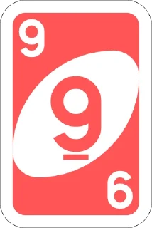 9️⃣-UNO Cards, Telegram Sticker