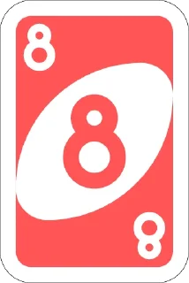 8️⃣-UNO Cards, Telegram Sticker