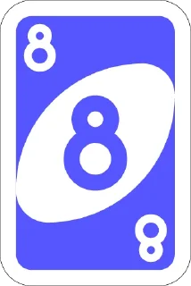 8️⃣-UNO Cards, Telegram Sticker