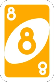 8️⃣-UNO Cards, Telegram Sticker