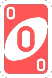 0️⃣-UNO Cards, Telegram Sticker
