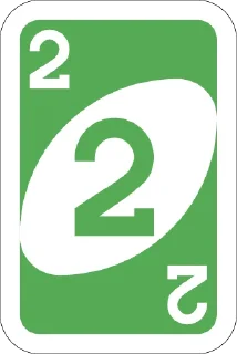2️⃣-UNO Cards, Telegram Sticker