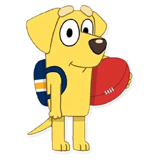 🏉-Unofficial Bluey, Telegram Sticker