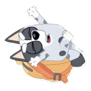 😫-Unofficial Bluey, Telegram Sticker