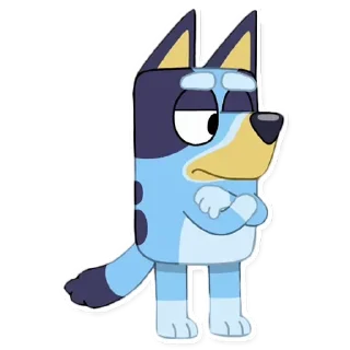 😠-Unofficial Bluey, Telegram Sticker
