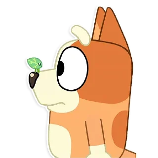 🍃-Unofficial Bluey, Telegram Sticker