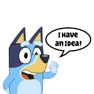 💡-Unofficial Bluey, Telegram Sticker