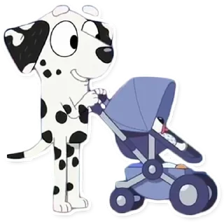 👩‍👧-Unofficial Bluey, Telegram Sticker