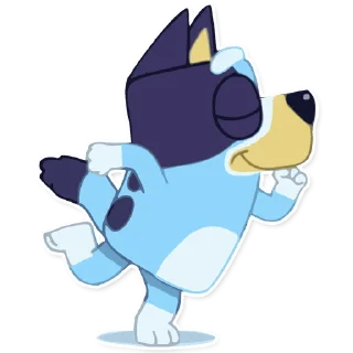 🌟-Unofficial Bluey, Telegram Sticker