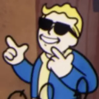 😎-@StickersOFC | @zLooker, Telegram Sticker