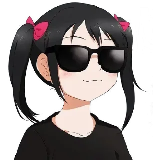 😎-@StickersOFC | @zLooker, Telegram Sticker