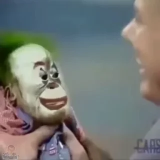 🤡-Мартышкин пон by @DuoSticker_bot, Telegram Sticker