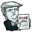 🖕-U.S.Presidents, Telegram Sticker