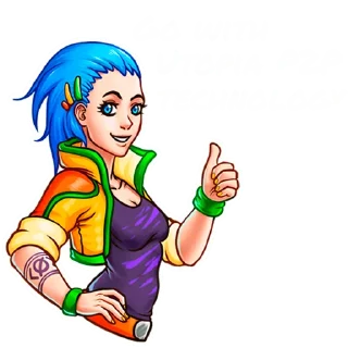 👍-Utopia p2p crypto pack, Telegram Sticker
