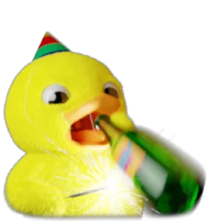 🥳-Utya3D, Telegram Sticker