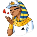 😘-Pharaoh Vadidas, Telegram Sticker