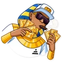 🤑-Pharaoh Vadidas, Telegram Sticker