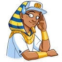 😅-Pharaoh Vadidas, Telegram Sticker