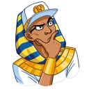 🤔-Pharaoh Vadidas, Telegram Sticker