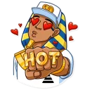 😍-Pharaoh Vadidas, Telegram Sticker