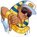 👎-Pharaoh Vadidas, Telegram Sticker