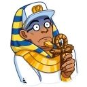 😨-Pharaoh Vadidas, Telegram Sticker