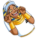 🤩-Pharaoh Vadidas, Telegram Sticker