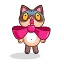 😨-Cat Valentine, Telegram Sticker