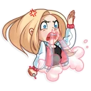 😤-Vaper Girl, Telegram Sticker