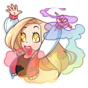 🌈-Vaper Girl, Telegram Sticker