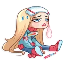 💊-Vaper Girl, Telegram Sticker