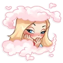 🙈-Vaper Girl, Telegram Sticker