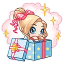 🎁-Vaper Girl, Telegram Sticker