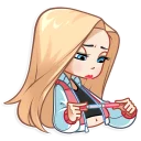 😒-Vaper Girl, Telegram Sticker
