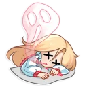 😵-Vaper Girl, Telegram Sticker