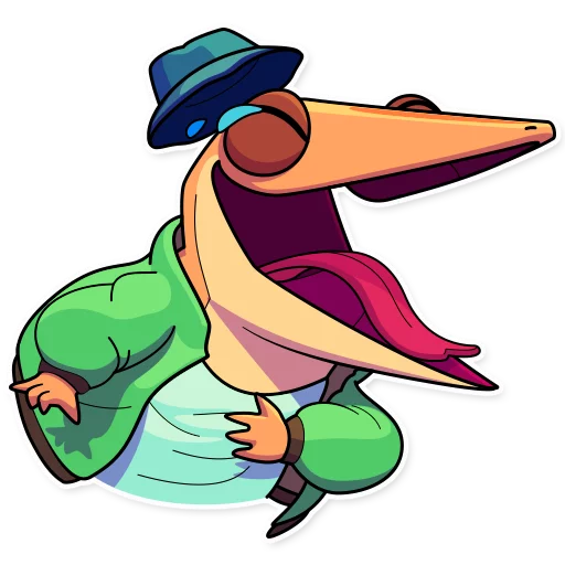 Varanio, telegram sticker
