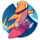 🏄-Varanio, Telegram Sticker